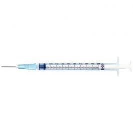 BD tuberculin syringe with detachable needle, 1mL, 21g x 1