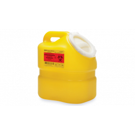 Chemotherapy Sharps Collector, 3 Gallon, Yellow