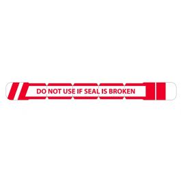 SecurSeal Syringe Seal, Red/Clear