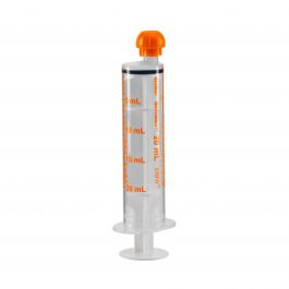 20mL Oral Syringe, Orange, Sterile