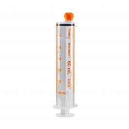 60mL Oral Syringe, Orange, Sterile