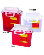 Sharps Patient Room 5.4qt, Red