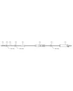 Sapphire Macrobore Admin Set, 113", 15µ filter, Vented/Non-Vented Drip Chamber