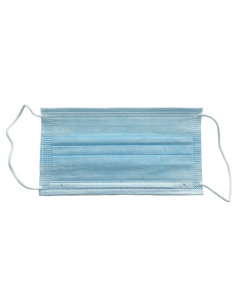 Blue Face Mask, 3-ply