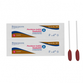 Povidone Iodine Swabsticks, 1 Swabstick per Packet