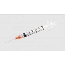 Integra Syringe with Detachable Needle, 3mL, 25g x .625