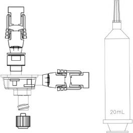 Channel One Cassette w/20ml Syr,50/Cs