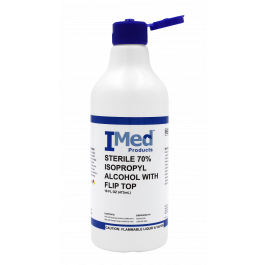 IMed Sterile 70% Isopropyl Alcohol With Flip-Top, 16oz