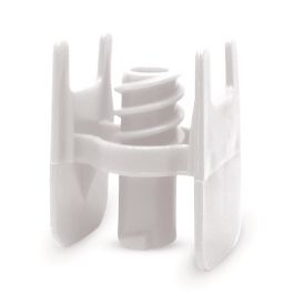 Guarded Luer Lock Connector (Female/Female), White