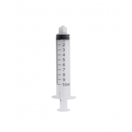 Empty Syringe with Luer Lock, 10 mL