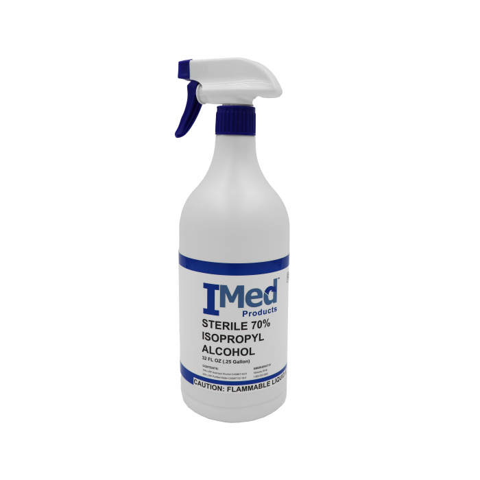 Texwipe Sterile 70% Isopropanol 32 oz. trigger spray bottle;  12/Cs.:Facility